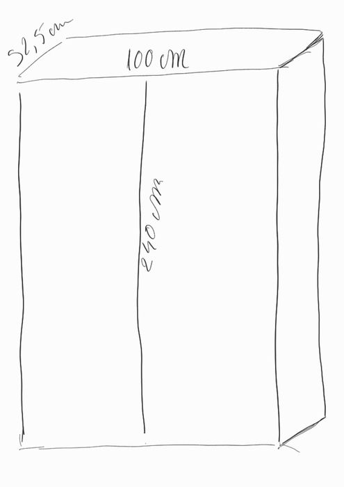 Dulap/șifonier/dresing 2 bucati albe noi