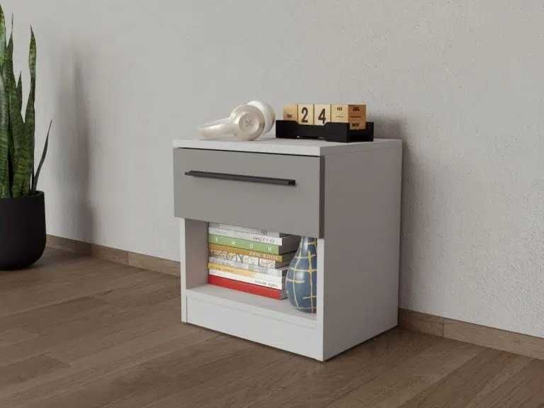 Set Dormitor Colt Lucio C7 Alb / Casmir