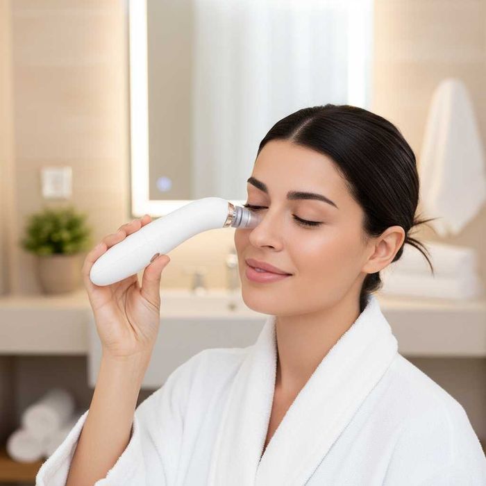Aparat facial curatare puncte negre si impuritati 4 capete interschimb