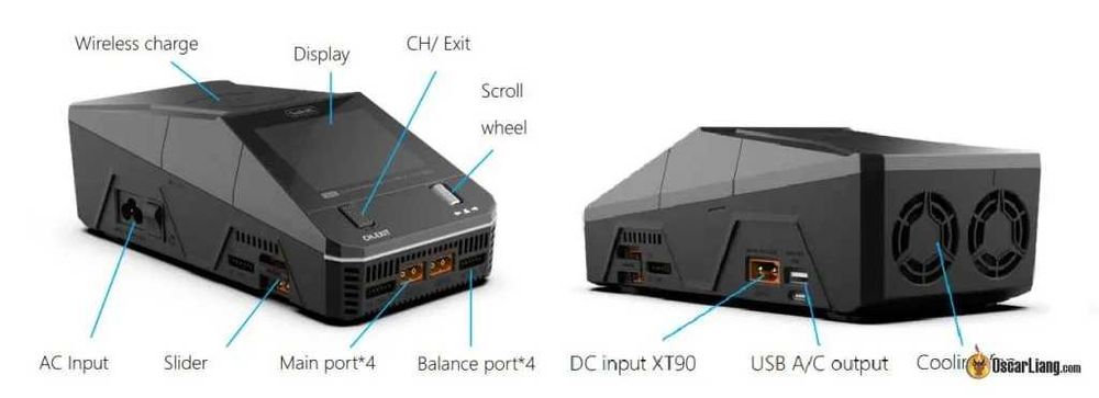 ToolkitRC Q6AC - четириканално универсално зарядно устройство
