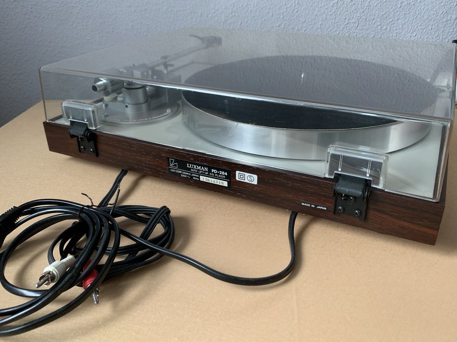 Pickup LUXMAN PD-284 Auto Lift-up DD Turntable Player Hi-Fi Vintage Made in Japan