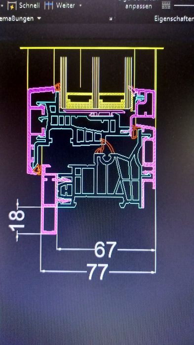 Vand tamplarie Pvc Premium cu geam tripan