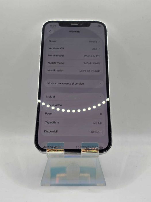 Iphone 12 Pro, MEM 128GB, RAM 6GB, Amanet Doamna Ghica, Cod: 92541