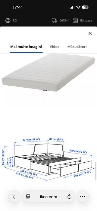 pat copii divan ikea