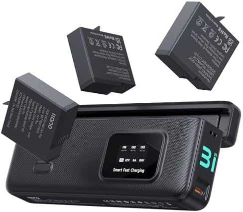 30W PD зарядно кейс с 3 батерии за Insta360 Ace Pro 2 Ace Pro камера