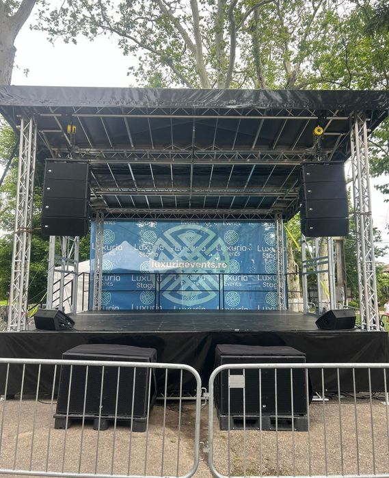 Inchiriem scena profesionala 6x6m + sonorizare si lumini