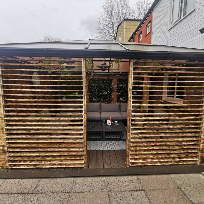 Glisiere din aluminiu 2 m –terase - balcoane - foisoare -