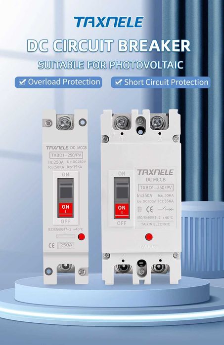 Vând întrerupător de circuit TAXNELE TXBD1 125A