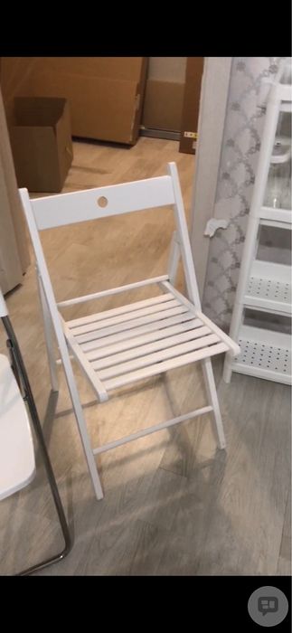 Стул складной IKEA TERJE, белый