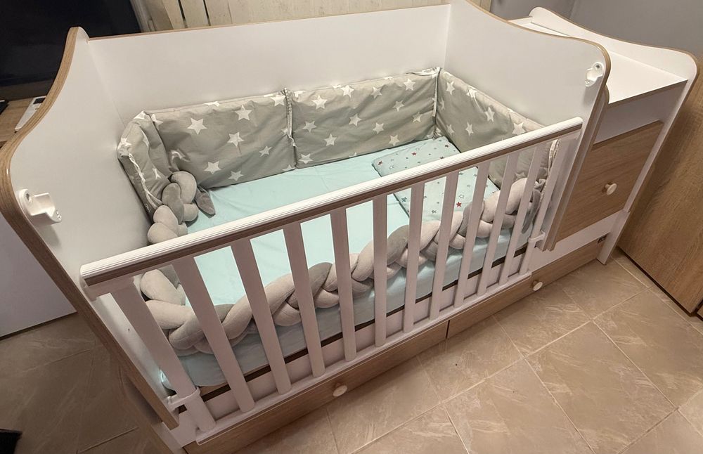 Трансформираща кошара Lorelli Trend Plus + луксозен кокосов матрак