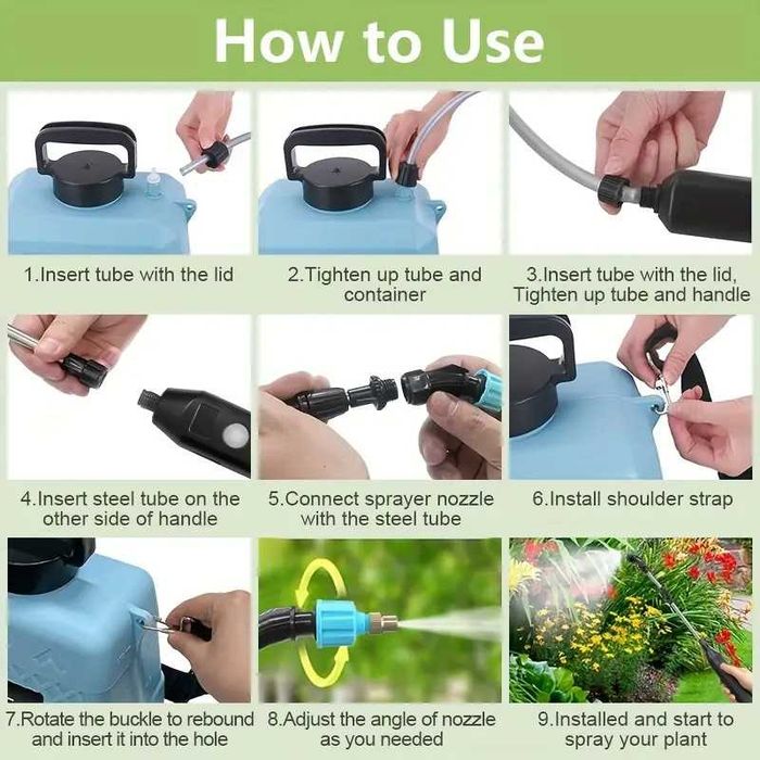 Акумулаторна пръскачка 5 литра