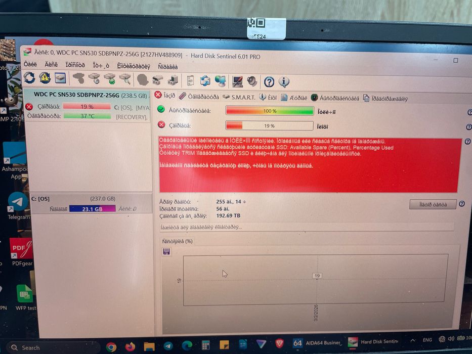 Asus Vivobook i5 1135G7 2.4 Ghz 8GB RAM 250 GB storage