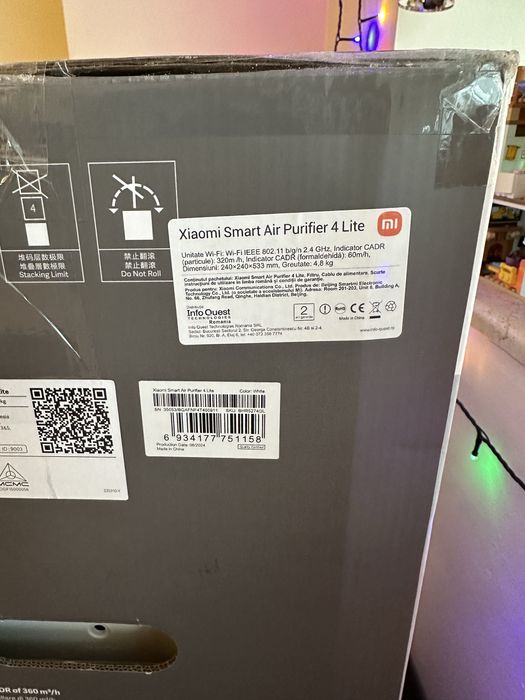 Purificator Smart Air Purifier Xiaomi 4 Lite EU alb nou