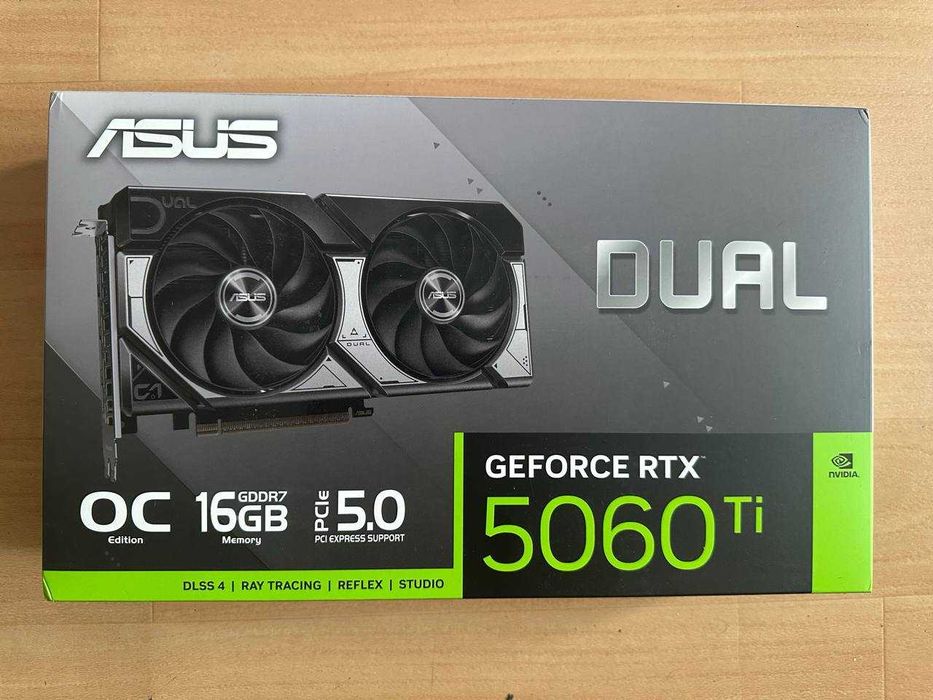 Видеокарта Asus GeForce RTX 5060Ti Dual OC Edition 16GB