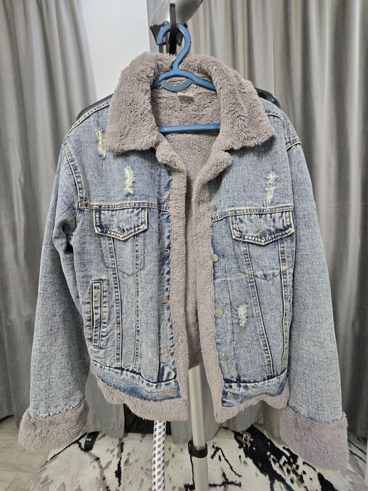 Продам джинсувую дублёнку