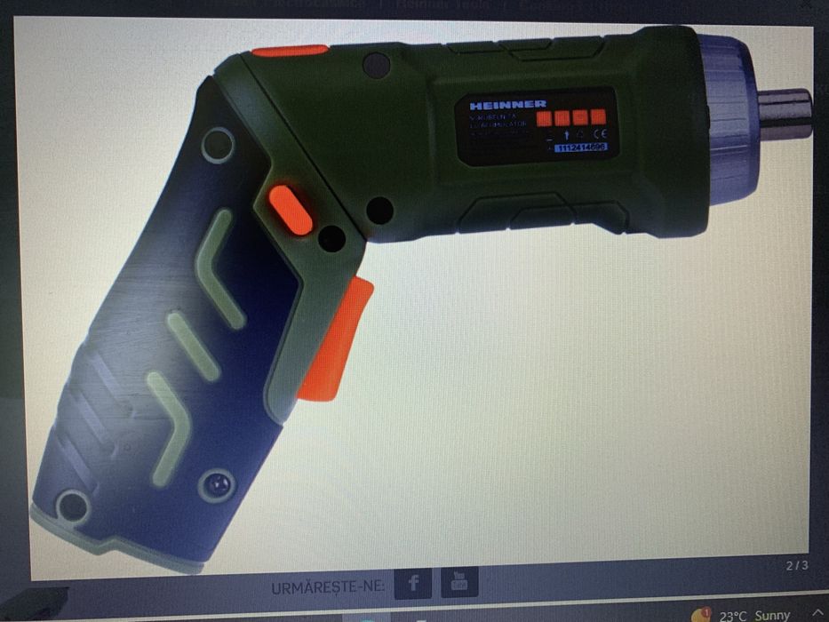 Surubelnita electrica HEINNER 4v li-ion