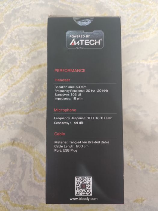 Продается наушник A4tech Bloody G570