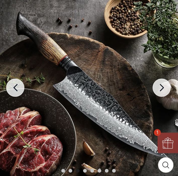 Професионален нож , 22см , японска стомана 67 слоя