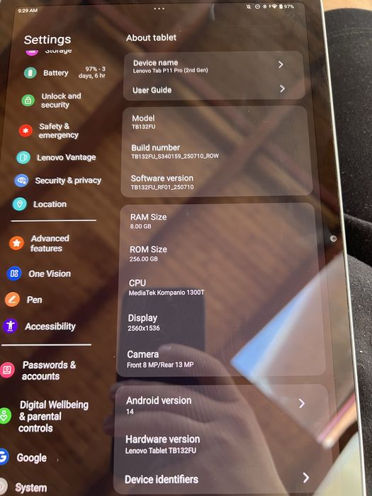 Tableta Lenovo P11 PRO