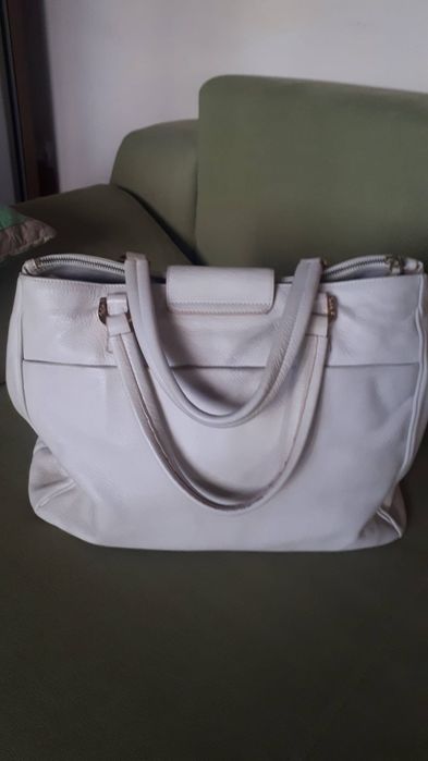 Geantă office, culoare ivoire, Cristhelen B. (Musette)