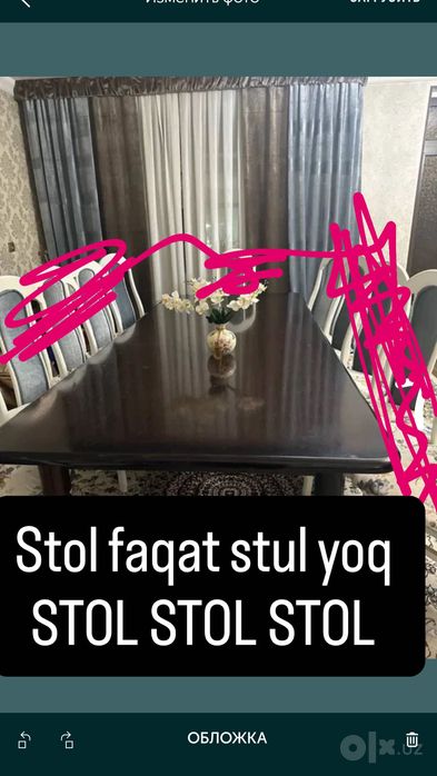 Stol Продаю стол 12 местный stol faqat