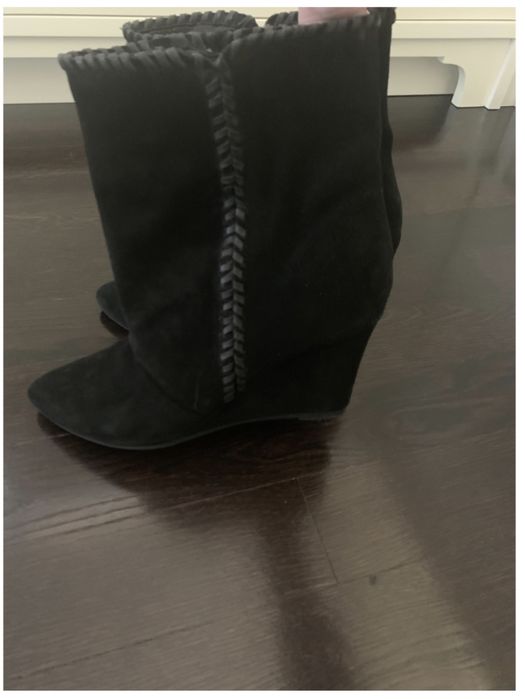 Botine piele întoarsă