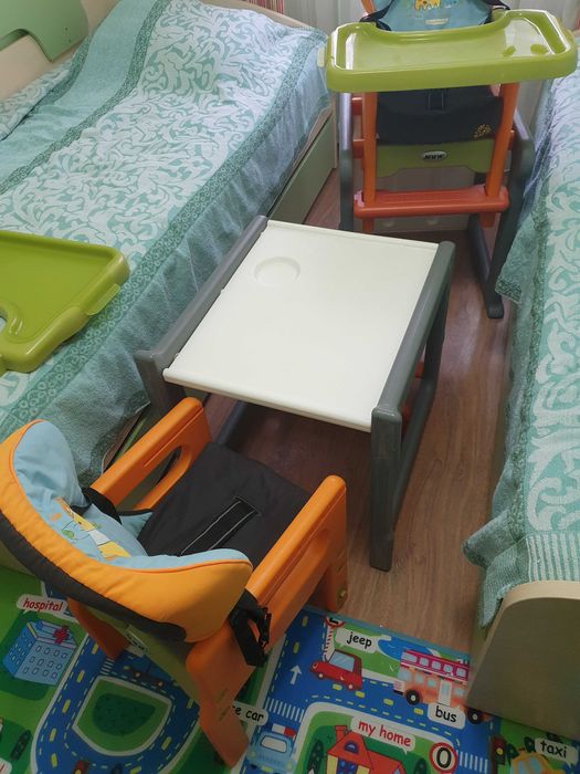 Стул для кормления, стул+стол для игр, развитие