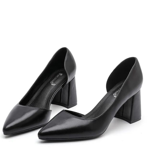 черные туфли каблук