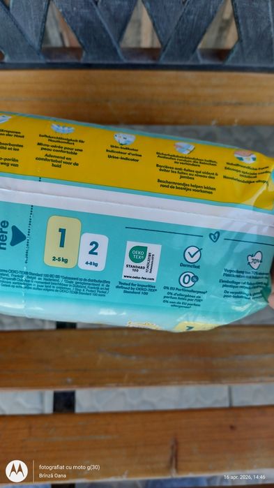 Scutece Pampers Nr 1
