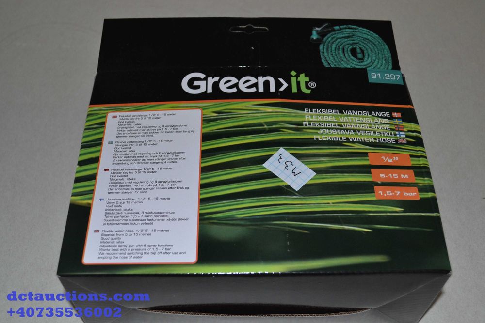 Furtun flexibil gradina Green it - lot 10-20-22