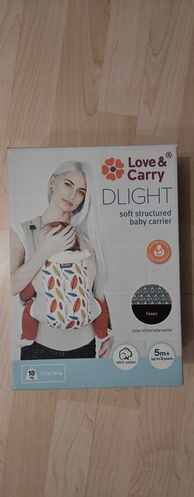 Ергономична раница Love and Carry DLight Лисички