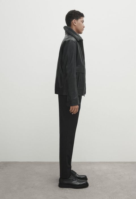 Geaca Massimo Dutti din piele