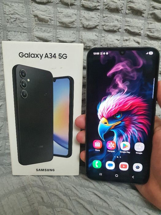 Srochna Sotiladi Samsung Galaxy A34 5G 8+8/256GB Original Karobka Bor