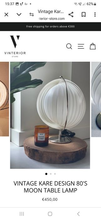 Vintage Moon Table lamp , veioza de lux de la Kare Design