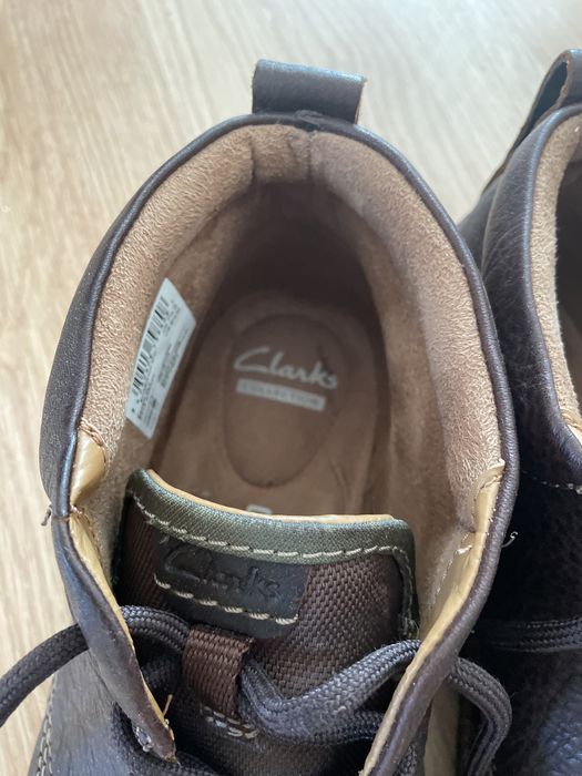 Оригинальные кожаные ботинки Clarks