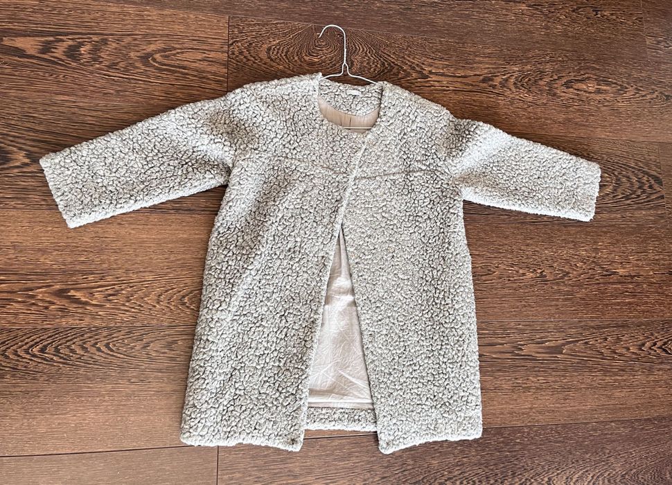 Palton COS lana pt copii + esarfa casmir