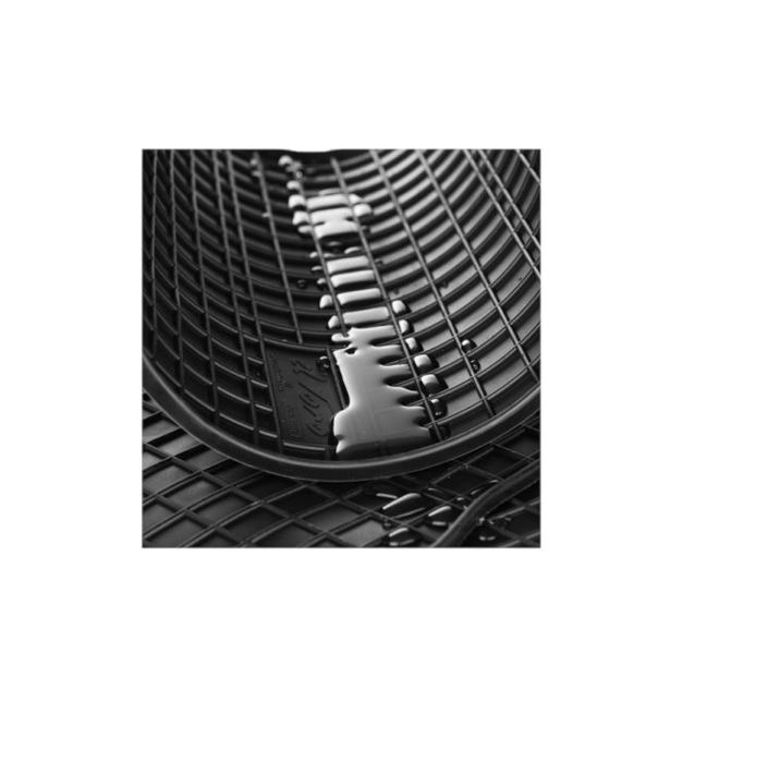 Set covorase auto din cauciuc pentru Volvo S90 2016-> prezent; Volvo V90 2016-> prezent, presuri BestAutoVest, Negru