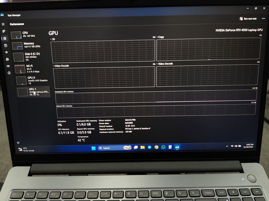 Lenevo LOQ Core(TM) i5-12450HX 12GB/512GB