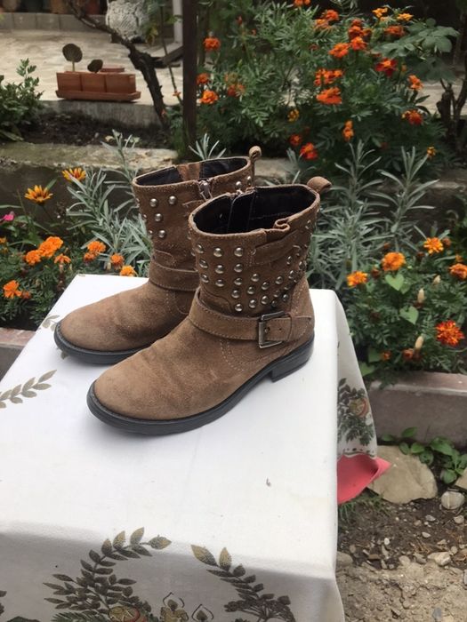 Ghete/Botine dama piele intoarsa