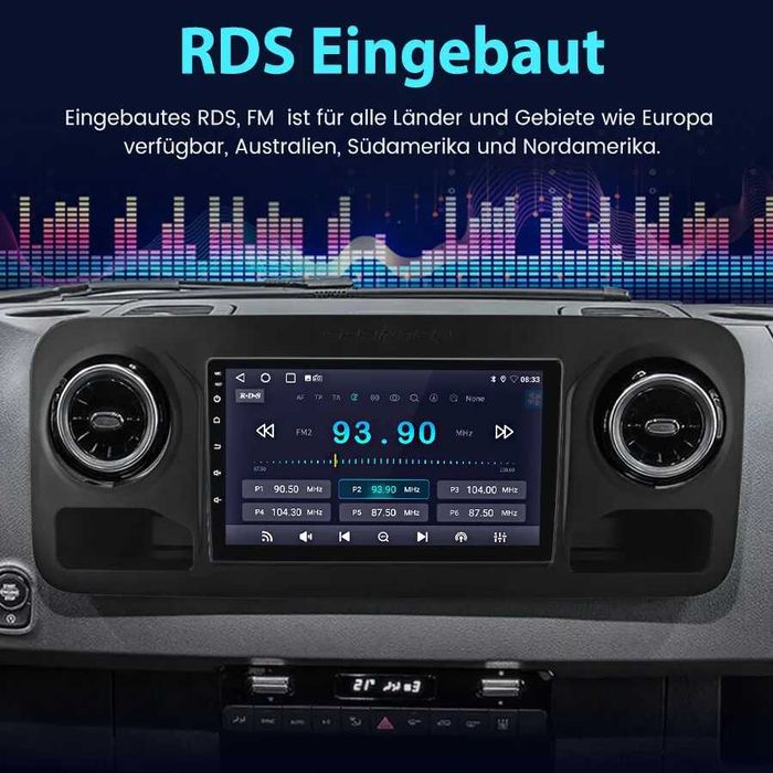 Мултимедия за Mercedes Benz Sprinter Екран плеър Android Навигация