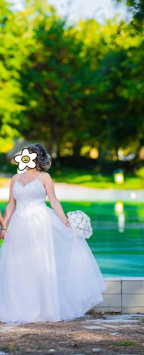 Булчинска рокля с корсет