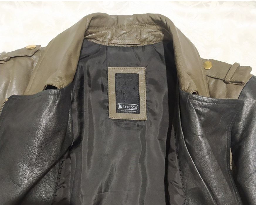 Кожаная куртка женская. 2 вида.