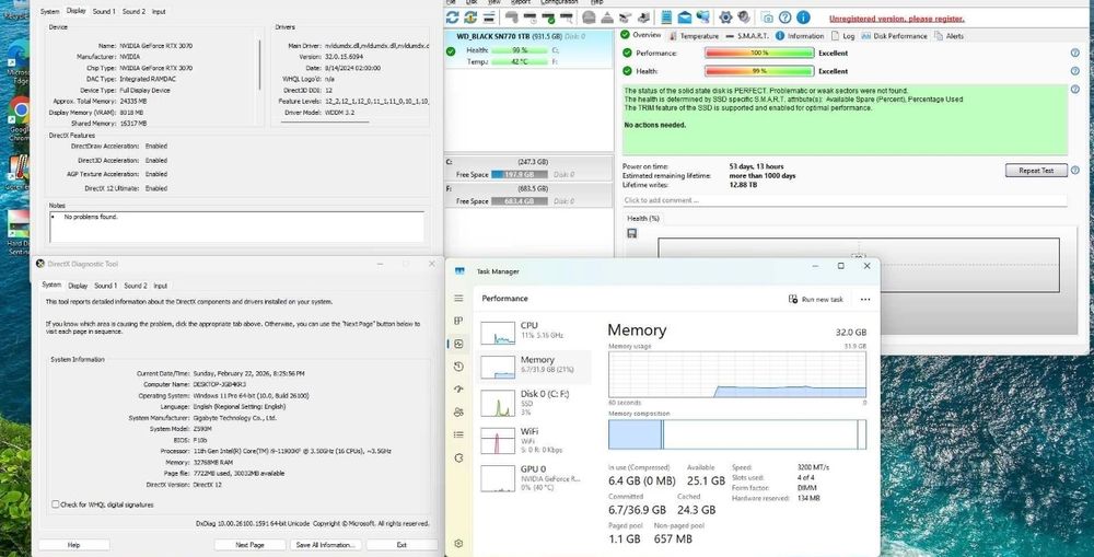 Unitate PC Gaming i9-11900KF, RTX 3070, 1TB SSD, 32GB RAM, LCD Panel
