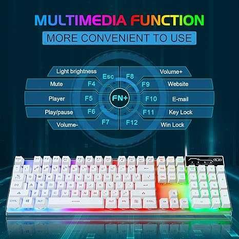 Gaming Keyboard and Mouse Combo, MageGee K1