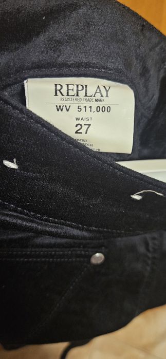 Bermude dama Review 27 negru catifea