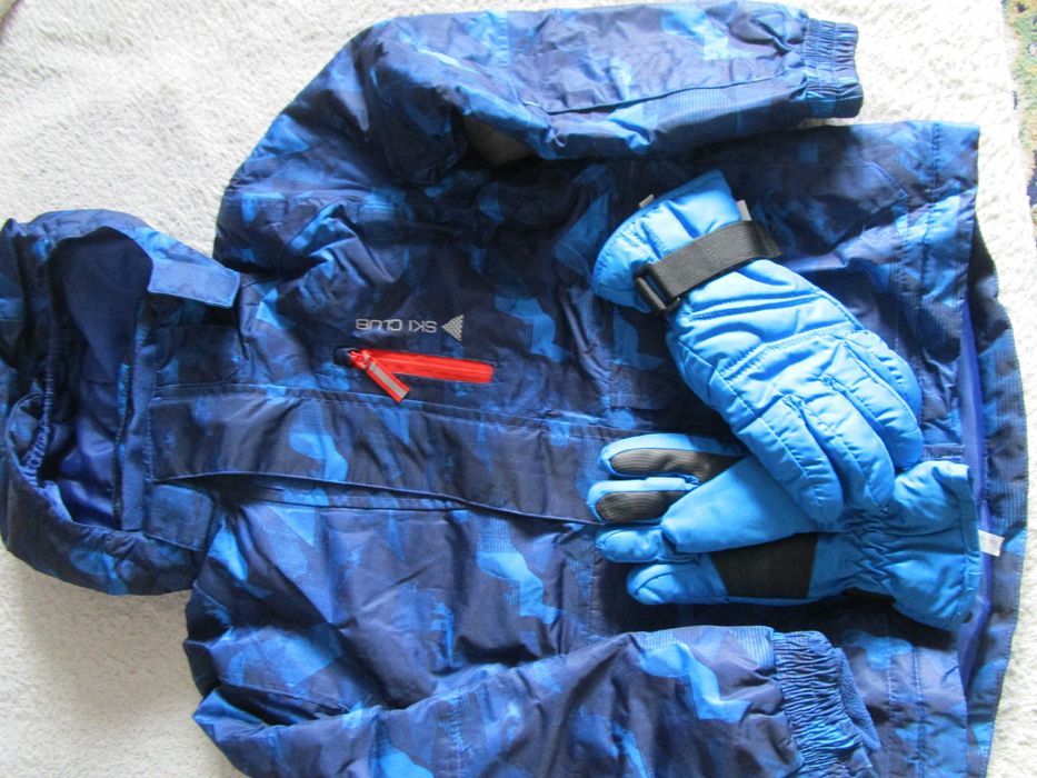 Детско зимно  яке  +  скиорски   ръкавици