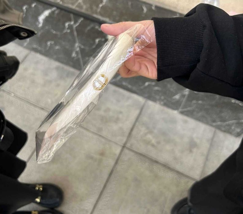 Женский ободок, белый, мягкий