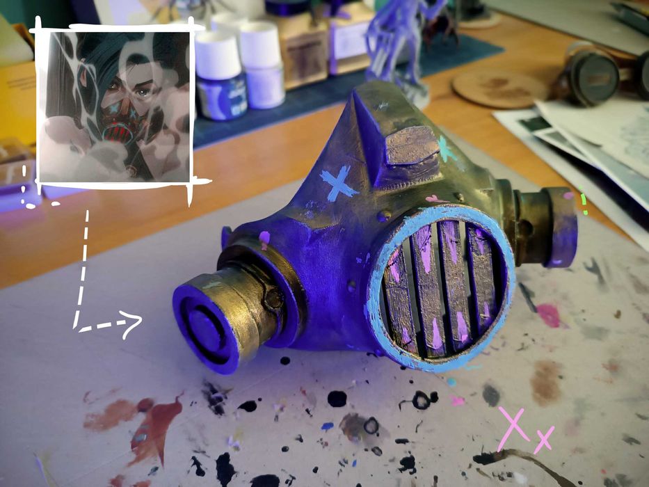 Arcane Jinx Cosplay Props Комплект Джинкс косплей предмети