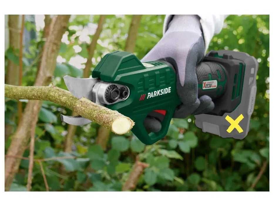 Нова Акумулаторна Градинска ножица Parkside 20V