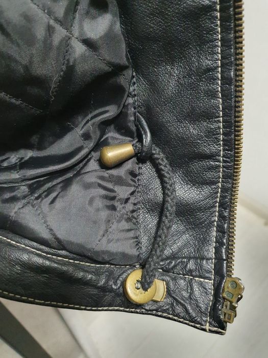 Куртка теплая, кожа, рр48-50, Европа